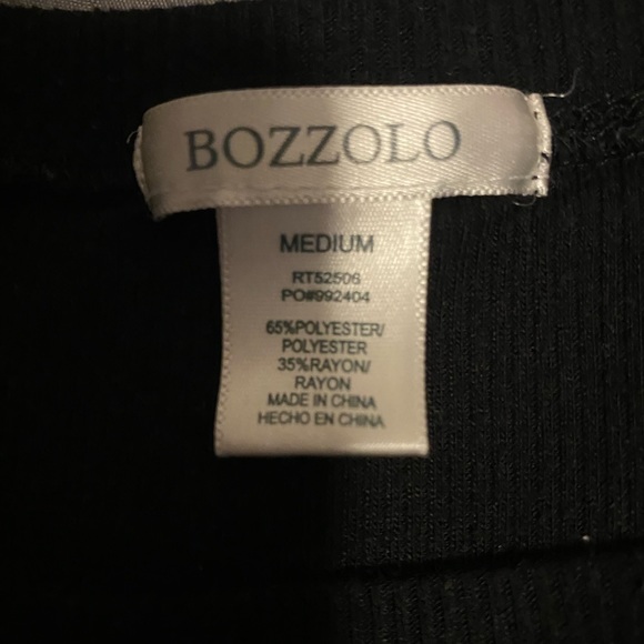 Black Cropped Ribbed T-shirt - Picture 2 of 2